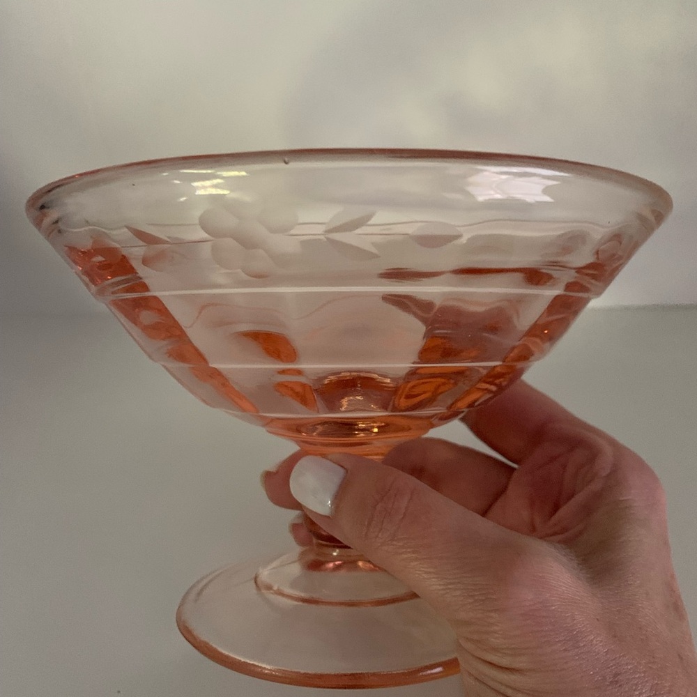 Antique Depression Glass Bowl